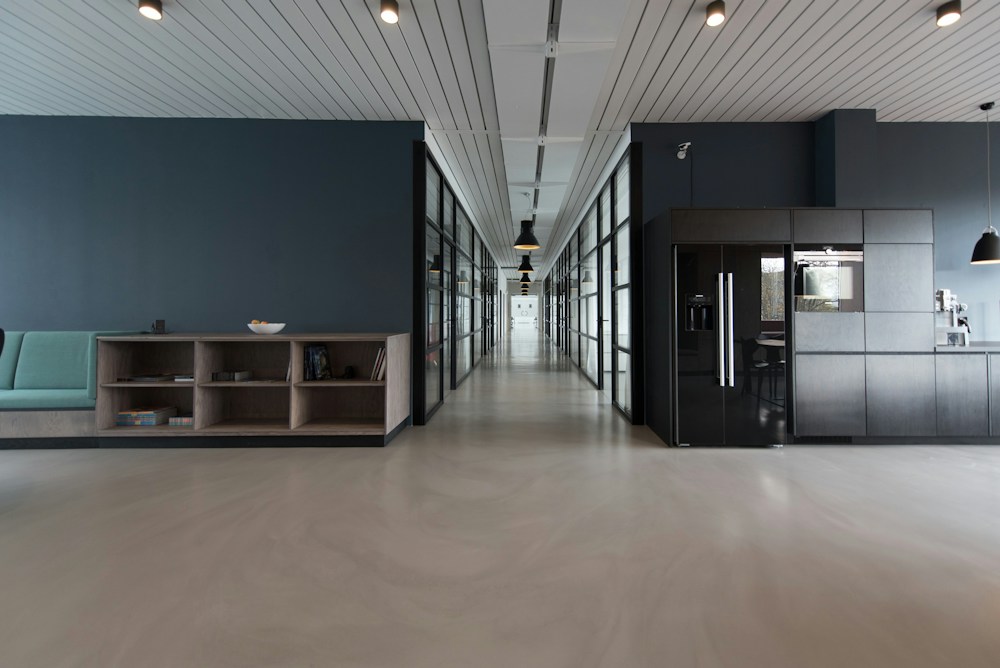Open office and communal spaces